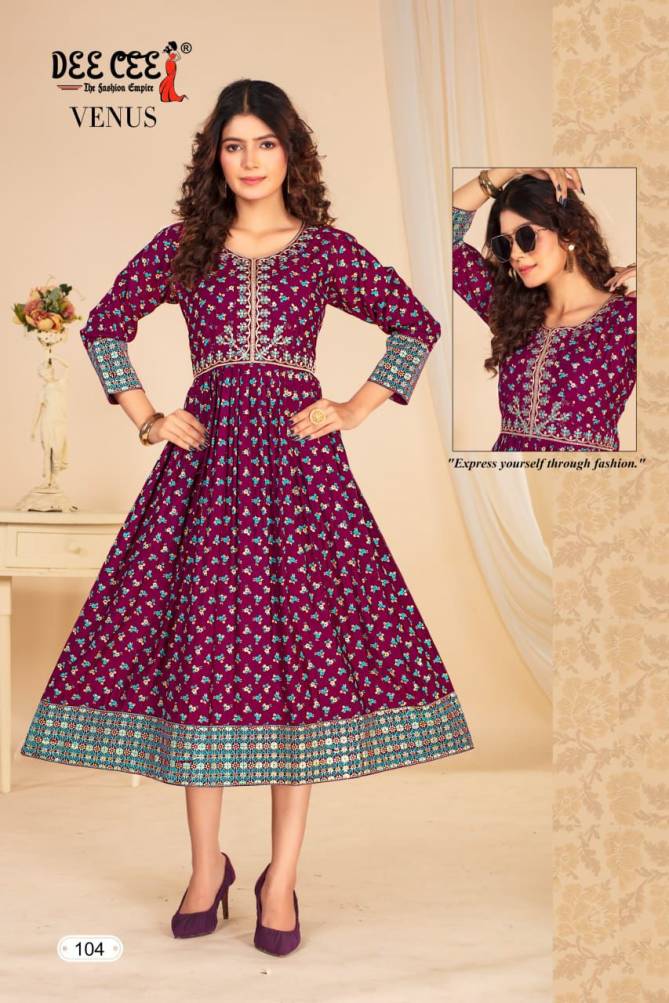 Venus By Deecee Chanderi Plain Printed Kurti Suppliers In India
